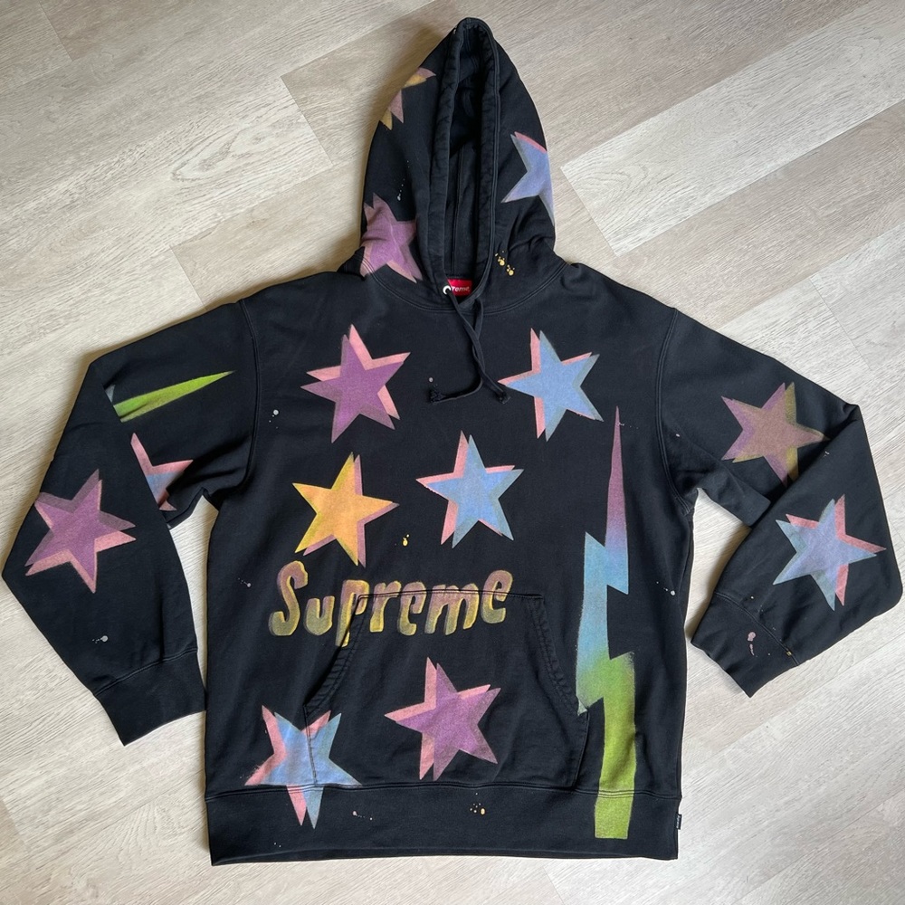 Supreme Gonz Stars Hooded Sweatshirt - Black